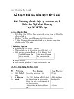 mở rộng vốn từ trật tự - an ninh