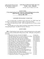 QĐ 444/QĐ-GD&ĐT BTC TRIỂN LÃM VÀ HỘI THI ĐỒ DÙNG DẠY HỌC TỰ LÀM NĂM 2008-2009