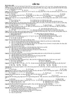 Kiểm tra 1 tiết môn Hoá 12