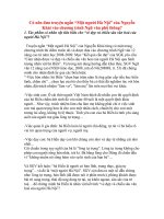 CÁI NHÌN KHÁC VỀ 