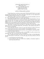 Đề thi hết môn :PTTK HTTT-LT-1