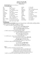 UNIT12-ENGLISH7-B-OUR FOOD