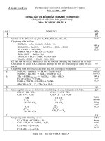 Đáp Án Đề Thi HSG Tỉnh Nghệ An 08-09 ( Bảng A)