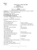 Giáo án lớp 3 (Tuần 31)