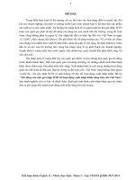 Tác động của việc gia nhập WTO tới hoạt động xuất nhập khẩu hàng hóa của Việt Nam