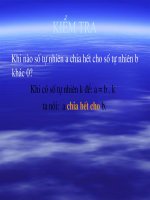 Tiết 24:Ước và bội