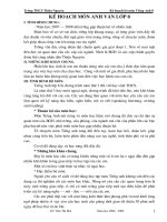 kế hoạch BM Anh 8