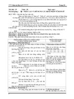 Giáo án Đại Số 9 Chương II