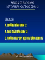 giới thiệu cách dùng sách GDHN12
