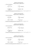 KIỀM TRA CHƯƠNG TÍCH PHÂN (MINH)