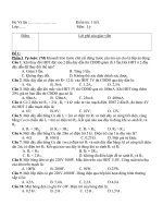 Đê kiểm tra 1 tiết lý 9(số1)