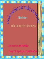 tiết 130: luyện tập chung