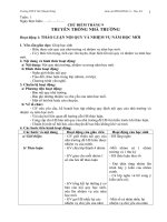 Hoạt động ngoài giờ lên lớp HKI