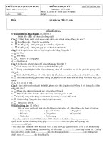 De thi + dap an HK I Lich su 8