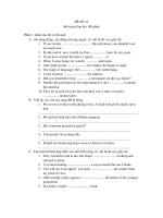 đề thi môn anh văn - đề 32