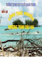 Công thức nghiệm của PTB2