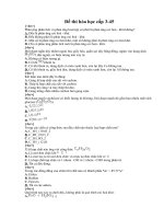 Đề thi trắc nghiệm hóa học cấp 3-45