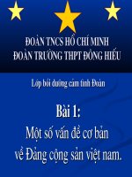 dạy Đối tượng đoàn