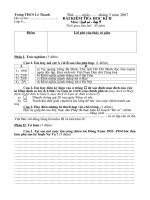 Đề kiểm tra Lịch sử 9 Kì II