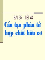 Cau tao hop chat huu co