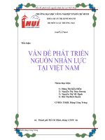 Vấn đề phát triển nguồn nhân lực việt nam 