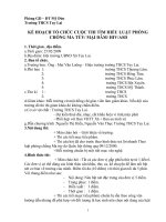 kế hoạch tổ chức chương trinh phòng chống ma túy