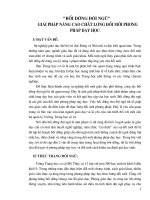 SKKN Công tác Bồi dưỡng đội ngũ