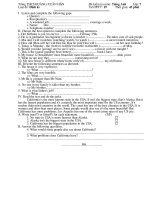 Đề KT English 7 (HKI)