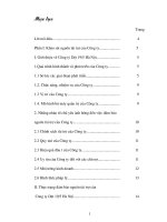 Một vài đánh giá về việc đảm bảo nguồn tài trợ của  Công ty Dệt 19/5 Hà Nội.