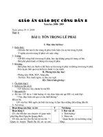 Giao an Giao duc khoi 8