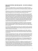 hò Chí minh - hiện thân của đạo đức- văn hóa - văn minh của Đảng, của dân tộc ta