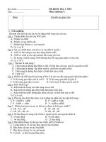 Kiểm tra 1 tiết.Sinh 9