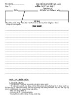 ĐỀ+Đ/ ÁN bài viết TLV số 5 & KTVăn 1Tiết