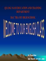 Giao an Tu Chon Unit 4-lop 11