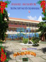 Giáo án dự thi ứng dụng công nghệ thông tin