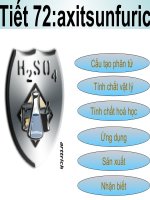 axit sunfuric