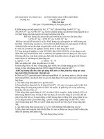 Đề thi GVG Tỉnh Nghệ An chu kì 2005-2008