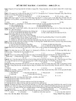 thi thử đại học lần 2