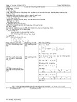 Giáo án tự chon tiết 3 - 4 ĐS 10 Ban KHTN