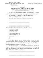 Các loại bien bản ĐH Đoàn (mới)