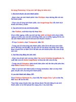 Tạo ảnh động trong photoshop