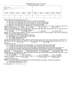 Đề kiểm tra 15 vật lý 10 CB