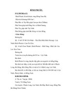 Một số thông tin về Bình Phước