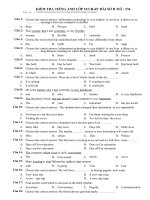 đề anh cơ bản 10 cb số 2 + đáp án