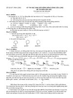 De thi va dap an Thi HSG DBSCL