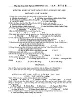 kiem tra khao sat chat luong ngu van 9