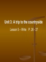 UNIT 3 LESSON 5