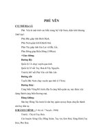 Một số thông tin về Phú Yên