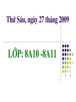 Tiết 54: Ôn tập chương III (toán 8)