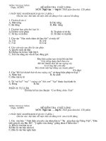 Đề kiểm tra Ngữ văn lớp 6,7,8,9